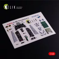 Kelik A-10C - interior 3D decals for GWH kit 1:48 (K48133)
