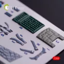 Kelik A-10C - interior 3D decals for GWH kit 1:48 (K48133)