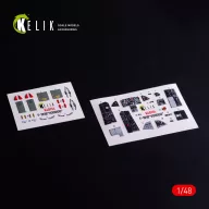   Kelik F-101B VooDoo - interior 3D decals for Zimi Model/KittyHawk kit 1:48 (K48134)