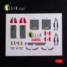 Kelik F-101B VooDoo - interior 3D decals for Zimi Model/KittyHawk kit 1:48 (K48134)