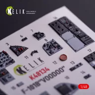  Kelik F-101B VooDoo - interior 3D decals for Zimi Model/KittyHawk kit 1:48 (K48134)