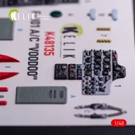   Kelik F-101A/C VooDoo - interior 3D decals for Zimi Model/KittyHawk kit 1:48 (K48135)