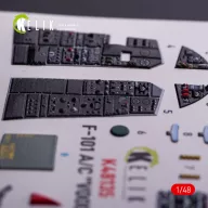   Kelik F-101A/C VooDoo - interior 3D decals for Zimi Model/KittyHawk kit 1:48 (K48135)