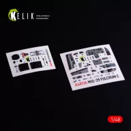   Kelik Mig-29C (9-13) Fulcrum interior 3D decals for GWH 1:48 (K48136)