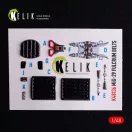 Kelik Mig-29C (9-13) Fulcrum interior 3D decals for GWH 1:48 (K48136)