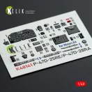 Kelik P-47D - 25RE/28RA - interior 3D decals for MiniArt kit 1:48 (K48141)