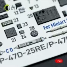 Kelik P-47D - 25RE/28RA - interior 3D decals for MiniArt kit 1:48 (K48141)