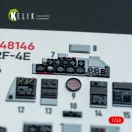 Kelik RF-4E - interior 3D decals for Hasegawa kit 1:48 (K48146)