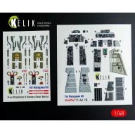   Kelik F-4J/S - interior 3D decals for Hasegawa kit 1:48 (K48147)