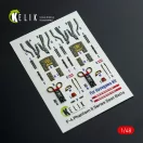 Kelik F-4E - interior 3D decals for Hasegawa kit 1:48 (K48148)