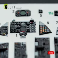   Kelik F-4E - interior 3D decals for Hasegawa kit 1:48 (K48148)