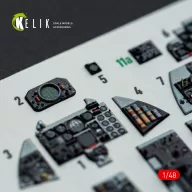   Kelik F-4E - interior 3D decals for Hasegawa kit 1:48 (K48148)