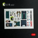Kelik HARRIER GR3 - interior 3D decals for Kinetic kit 1:48 (K48151)