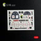 Kelik HARRIER GR3 - interior 3D decals for Kinetic kit 1:48 (K48151)
