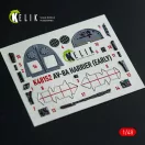 Kelik AV-8A HARRIER (Early) - interior 3D decals for Kinetic kit 1:48 (K48152)