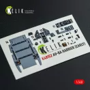 Kelik AV-8A HARRIER (Early) - interior 3D decals for Kinetic kit 1:48 (K48152)