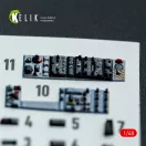 Kelik AV-8A HARRIER (Early) - interior 3D decals for Kinetic kit 1:48 (K48152)