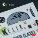 Kelik AV-8A HARRIER (Late) - interior 3D decals for Kinetic kit 1:48 (K48153)