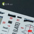 Kelik AV-8A HARRIER (Late) - interior 3D decals for Kinetic kit 1:48 (K48153)