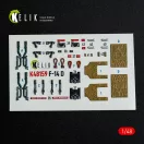 Kelik F-14D - interior 3D decals for GWH kit 1:48 (K48159)