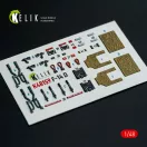 Kelik F-14D - interior 3D decals for GWH kit 1:48 (K48159)