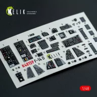 Kelik F-14D - interior 3D decals for GWH kit 1:48 (K48159)
