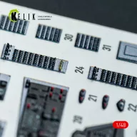 Kelik F-14D - interior 3D decals for GWH kit 1:48 (K48159)