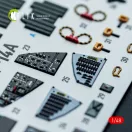 Kelik F-14A - interior 3D decals for Hasegawa kit 1:48 (K48160)