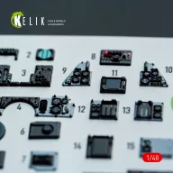   Kelik F-14A - interior 3D decals for Hasegawa kit 1:48 (K48160)