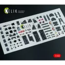 Kelik F-14A - interior 3D decals for GWH kit 1:48 (K48161)