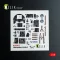 Kelik Hampden B.Mk.1 - interior 3D decals for ICM kit 1:48 (K48162)