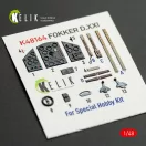 Kelik FOKKER D.XXI - interior 3D decals for Special Hobby kit 1:48 (K48164)