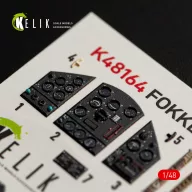   Kelik FOKKER D.XXI - interior 3D decals for Special Hobby kit 1:48 (K48164)