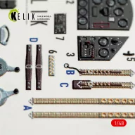  Kelik FOKKER D.XXI - interior 3D decals for Special Hobby kit 1:48 (K48164)