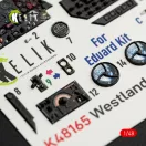 Kelik Westland Lysander Mk.III - interior 3D decals for Eduard kit 1:48 (K48165)