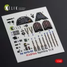 Kelik Spitfire TR.9 - interior 3D decals for Airfix 1:48 (K48166)