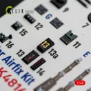 Kelik Spitfire TR.9 - interior 3D decals for Airfix 1:48 (K48166)