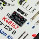 Kelik Hs-129 B - interior 3D decals for Takom kit 1:48 (K48167)