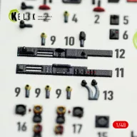   Kelik Hs-129 B - interior 3D decals for Takom kit 1:48 (K48167)