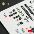 Kelik Hs-129 B - interior 3D decals for Takom kit 1:48 (K48167)
