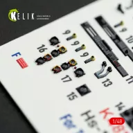  Kelik Hs-129 B - interior 3D decals for Takom kit 1:48 (K48167)