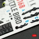 Kelik MH-6J Little Bird - interior 3D decals for ICM kit 1:48 (K48168)