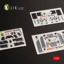 Kelik F-16I SUFA - interior 3D decals for GWH kit 1:48 (K48169)