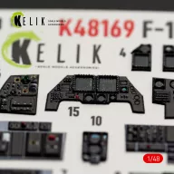   Kelik F-16I SUFA - interior 3D decals for GWH kit 1:48 (K48169)