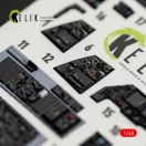 Kelik F-16I SUFA - interior 3D decals for GWH kit 1:48 (K48169)