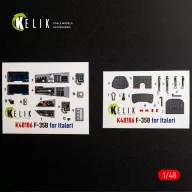 Kelik F-35B - interior 3D decals for Italeri 1:48 (K48186)