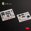 Kelik F-35B - interior 3D decals for Italeri 1:48 (K48186)
