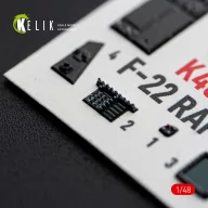   Kelik F-22 Raptor - interior 3D decals for Hasegawa 1:48 (K48190)