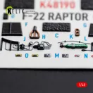 Kelik F-22 Raptor - interior 3D decals for Hasegawa 1:48 (K48190)