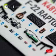   Kelik F-22 Raptor - interior 3D decals for Hasegawa 1:48 (K48190)